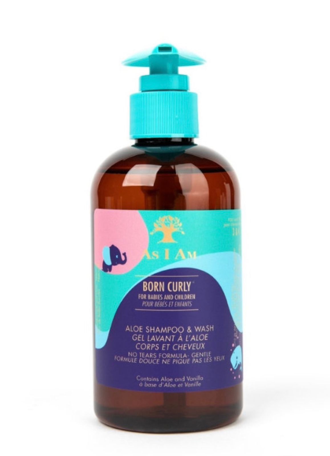 AS I AM Born Curly Aloe Shampoo & Wash 240ml