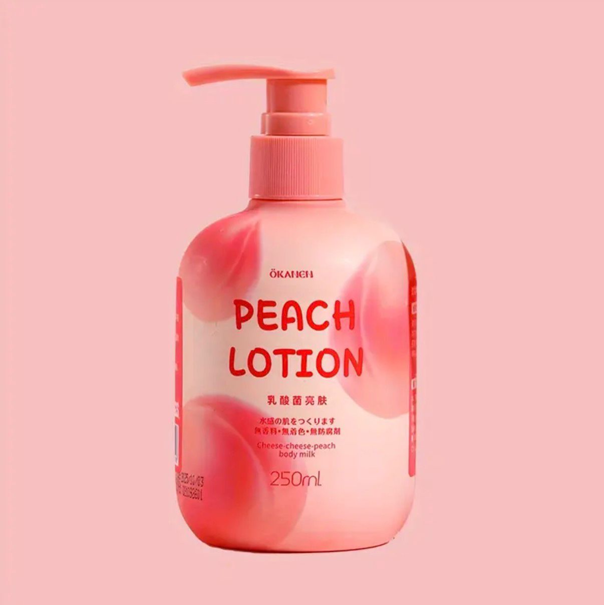 Peach Body Lotion for Dry skin with Hyaluronic Acid | Nicotinamide | Vitamin C | Vitamin E