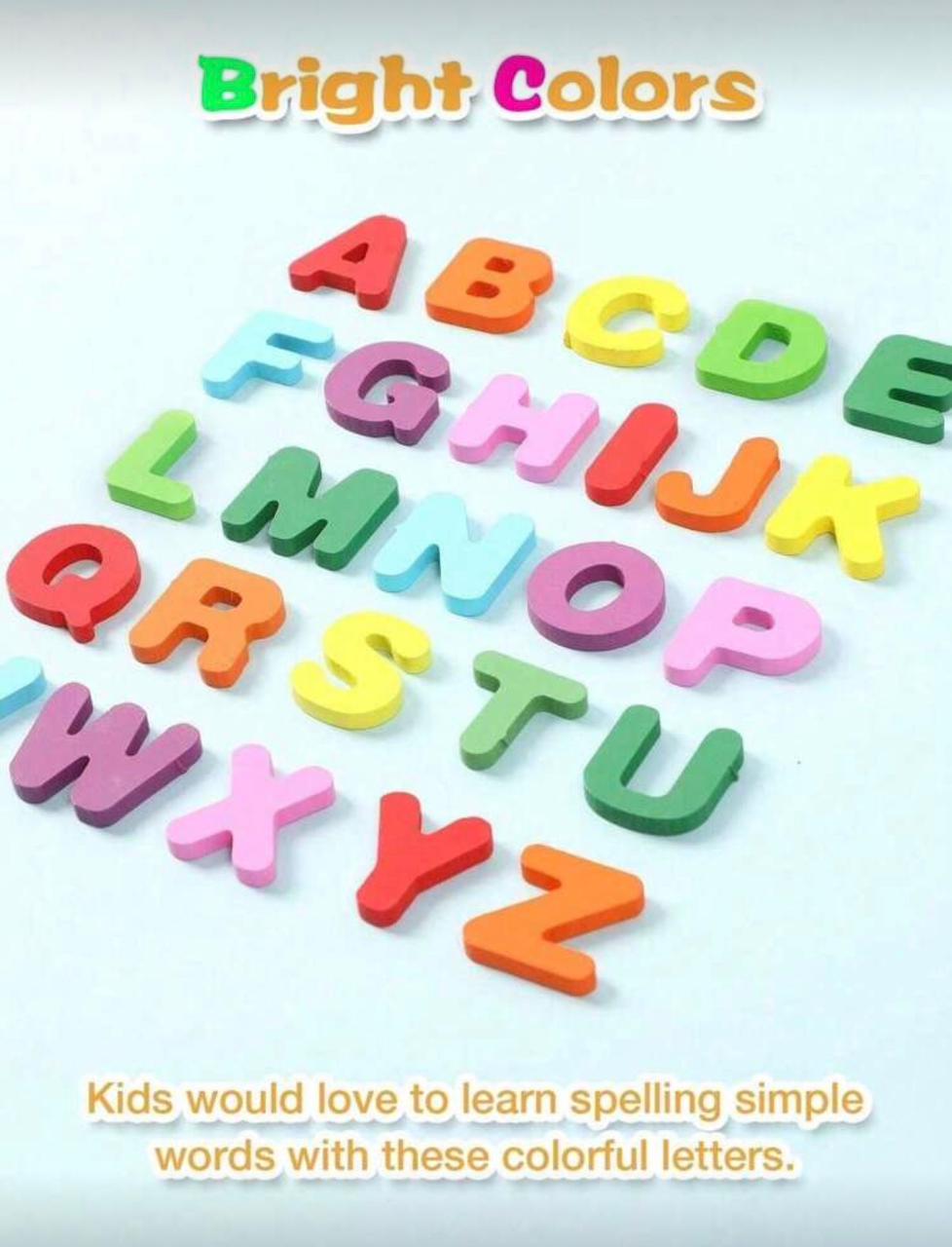 Wooden Alphabet, Puzzle Set for Toddlers | Montessori Educational Learning Toy for Ages 3+