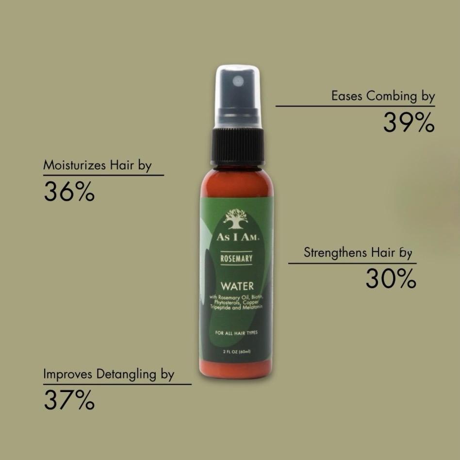 As I Am Rosemary Water - 2 Fluid ounce - with Biotin & Saw Palmetto