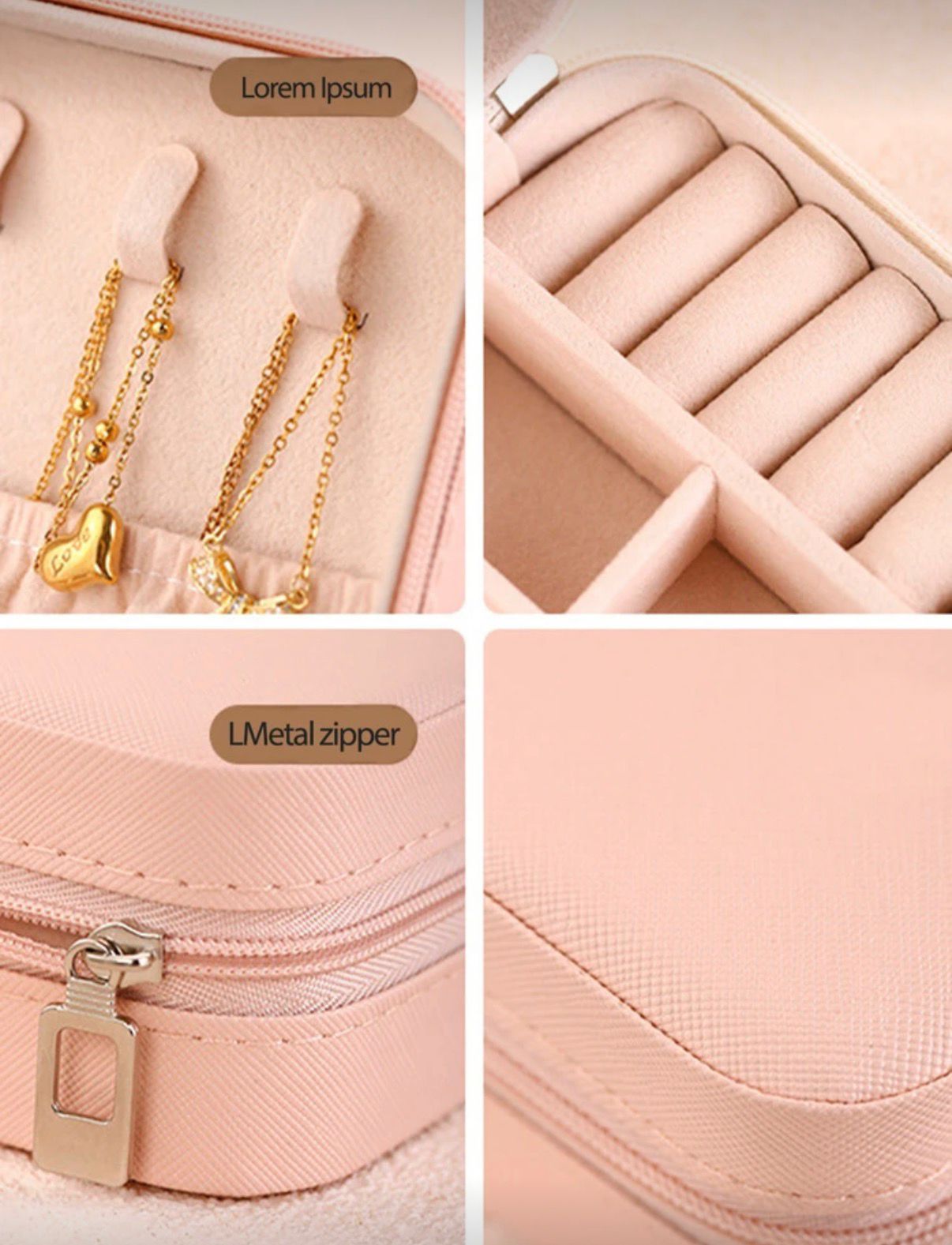 Mini Jewelry Organizer beige