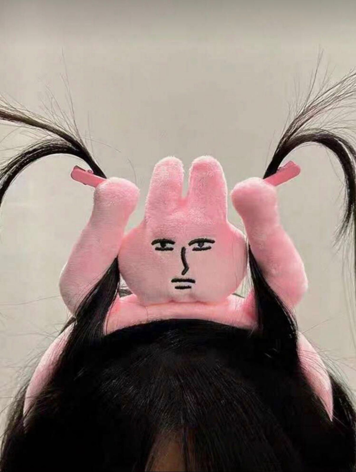 Pink Bunny Ears Hair Hoop