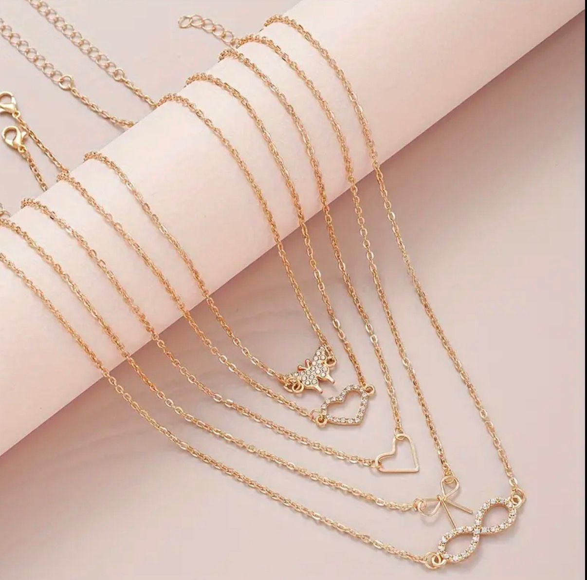 5 Pcs Set Pendant Necklaces for Women