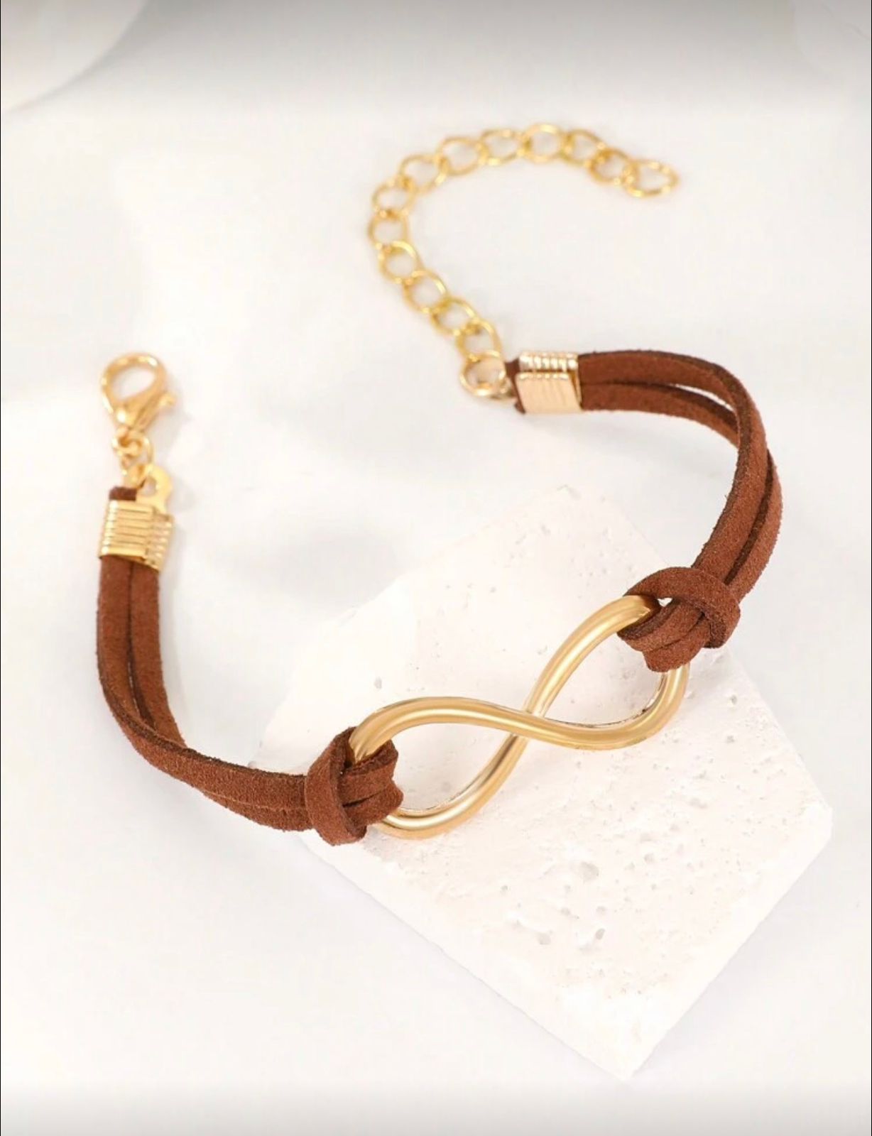 Simple & Fashionable Infinity Symbol Cord Bracelet