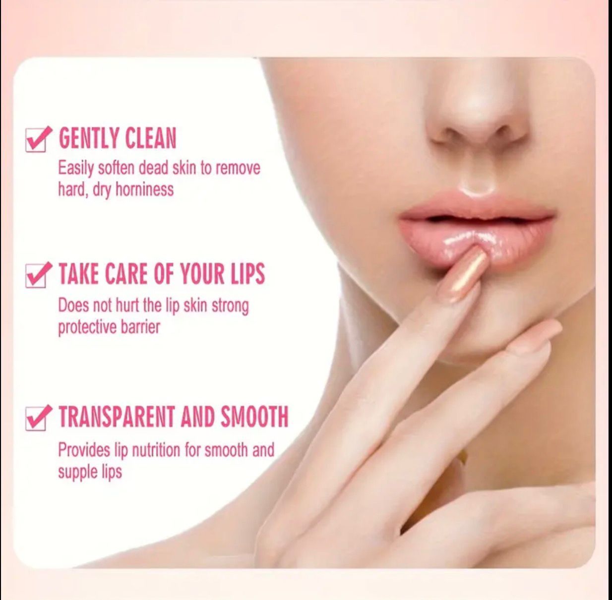 Pink Lip Scrub – Exfoliate, Brighten & Fade Lip Lines.