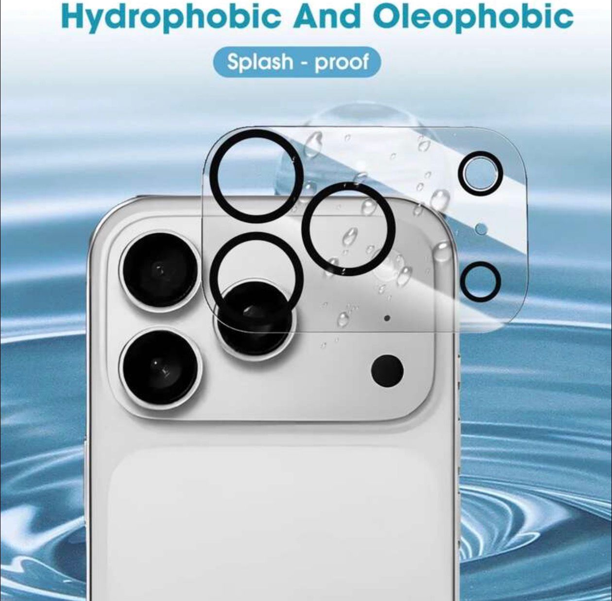 17 Pro Max Lens Protector 3D High Definition