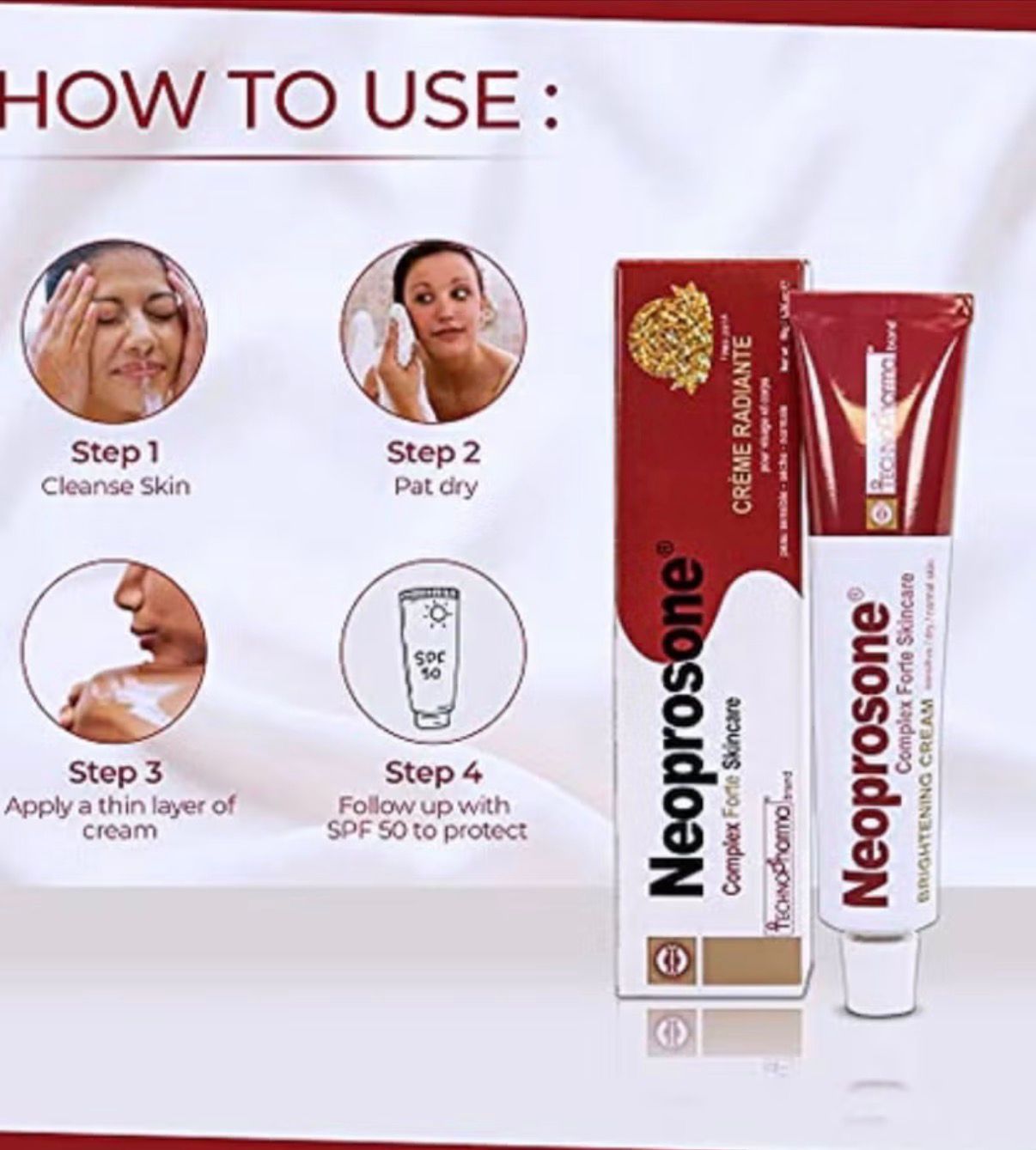 NEOPROSONE BRIGHTENING CREAM 50g
