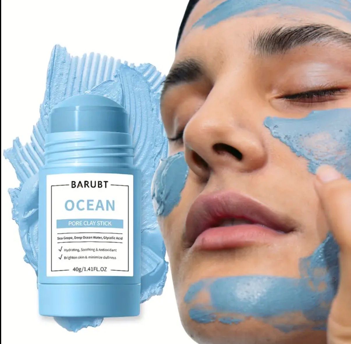 Ocean Mud Mask Stick for Physical Exfoliation, Hydration, and Nourishment