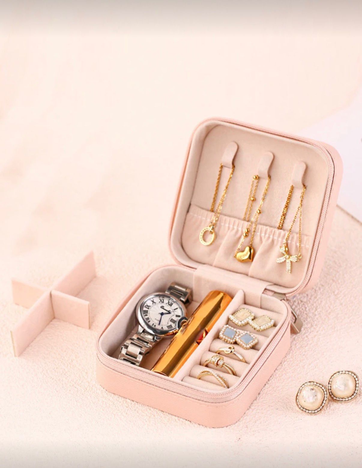 Mini Jewelry Organizer beige