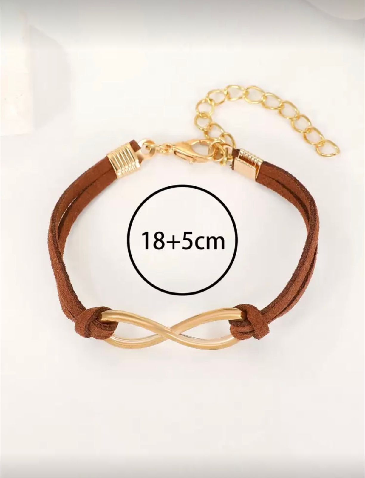 Simple & Fashionable Infinity Symbol Cord Bracelet