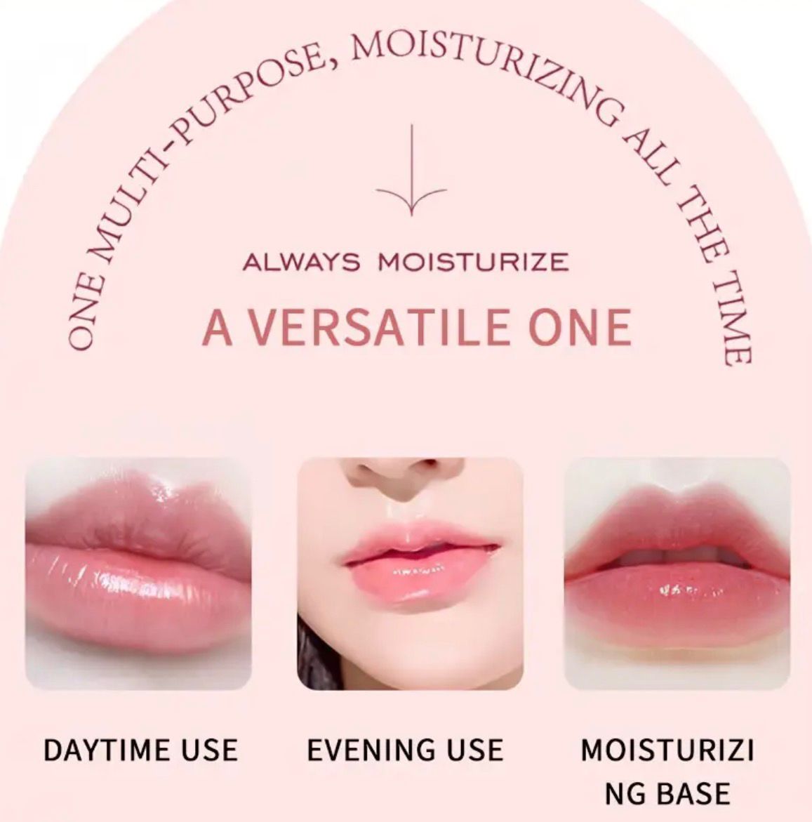 Peach Flavored Tinted Lip Balm Long-Lasting Moisturizing