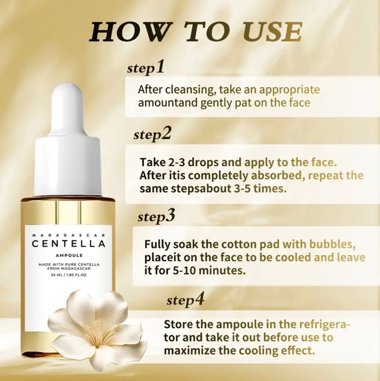 Centella Ampoule-soothing & hydrating Serum for Sensitive, Acne-Prone Skin.