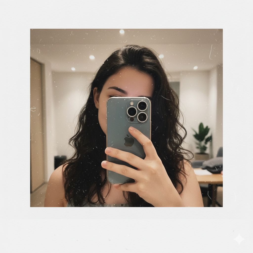 Suitable for iPhone 15 Pro/Pro Max lens protector, sparkling diamond camera case.