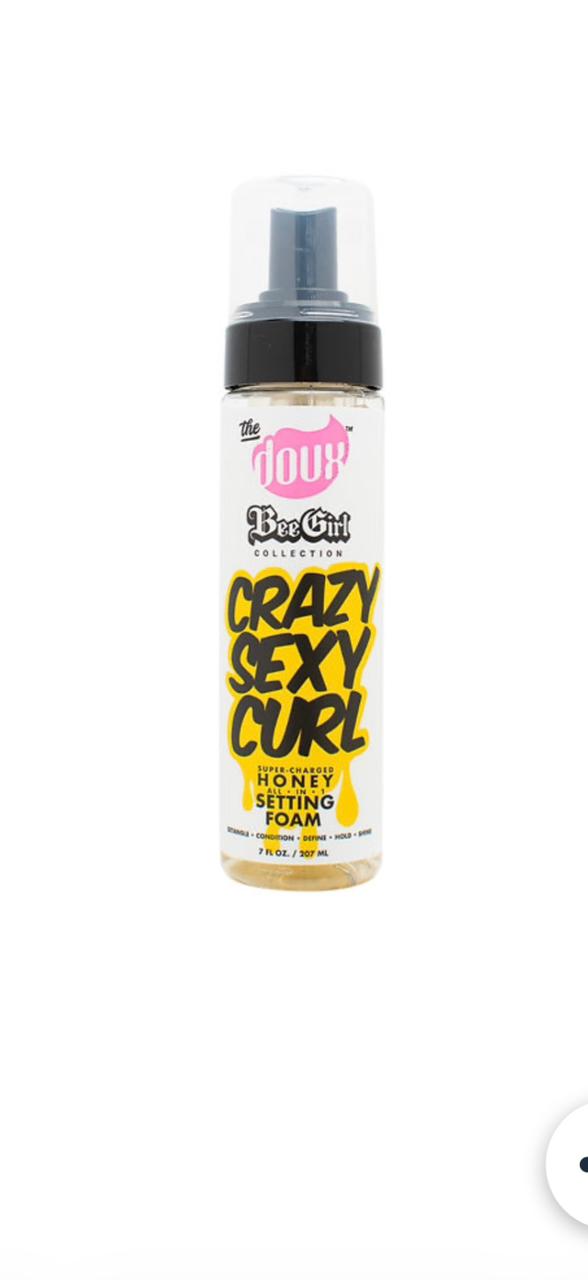 The Doux Beegirl Crazy Sexy Curl Honey Setting Foam 7Oz