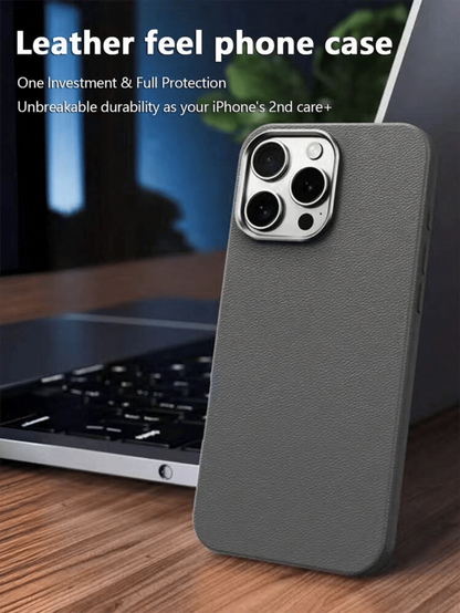 3pcs Luxury Leather Texture Phone Cases