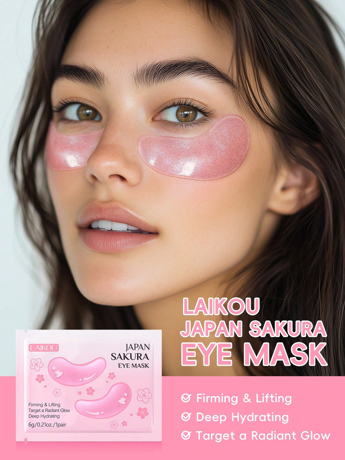 LAIKOU 7Pcs Nourishing LAIKOU Japan Sakura Skincare Set