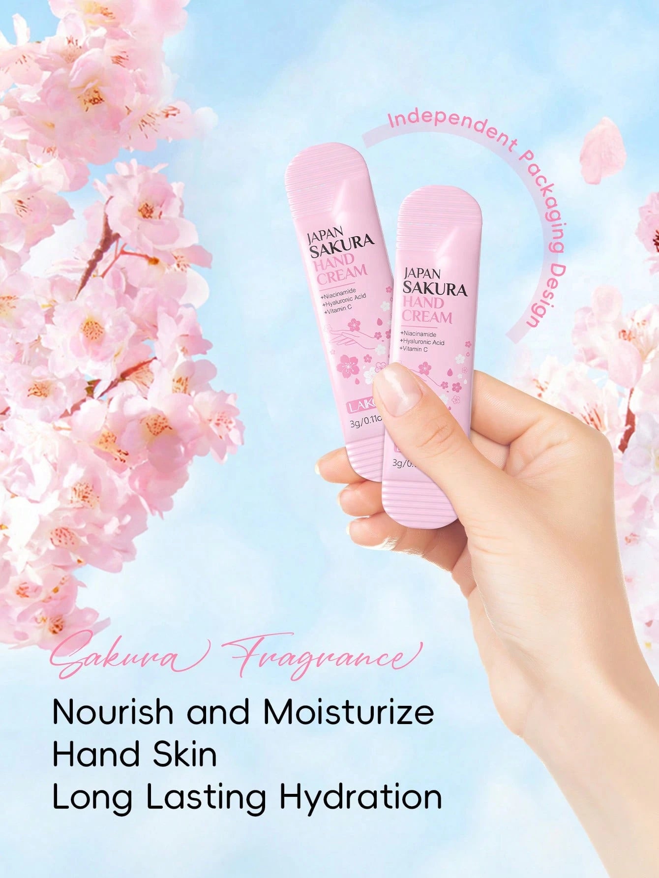 LAIKOU 7Pcs Nourishing LAIKOU Japan Sakura Skincare Set