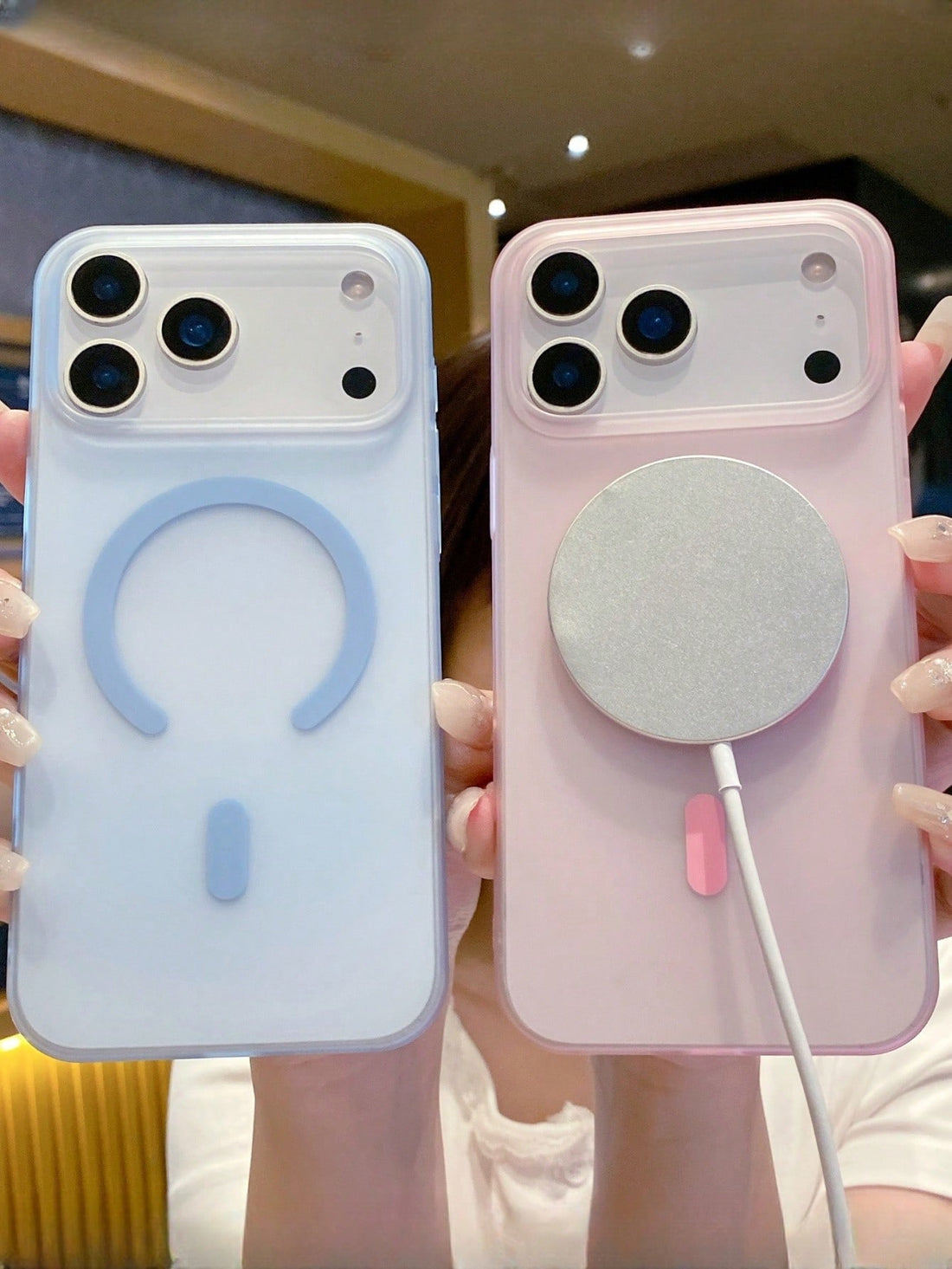 Ultra Thin Matte Case Compatible With IPhone 17 Pro / IPhone 17 Pro Max Magnetic Wireless Charge