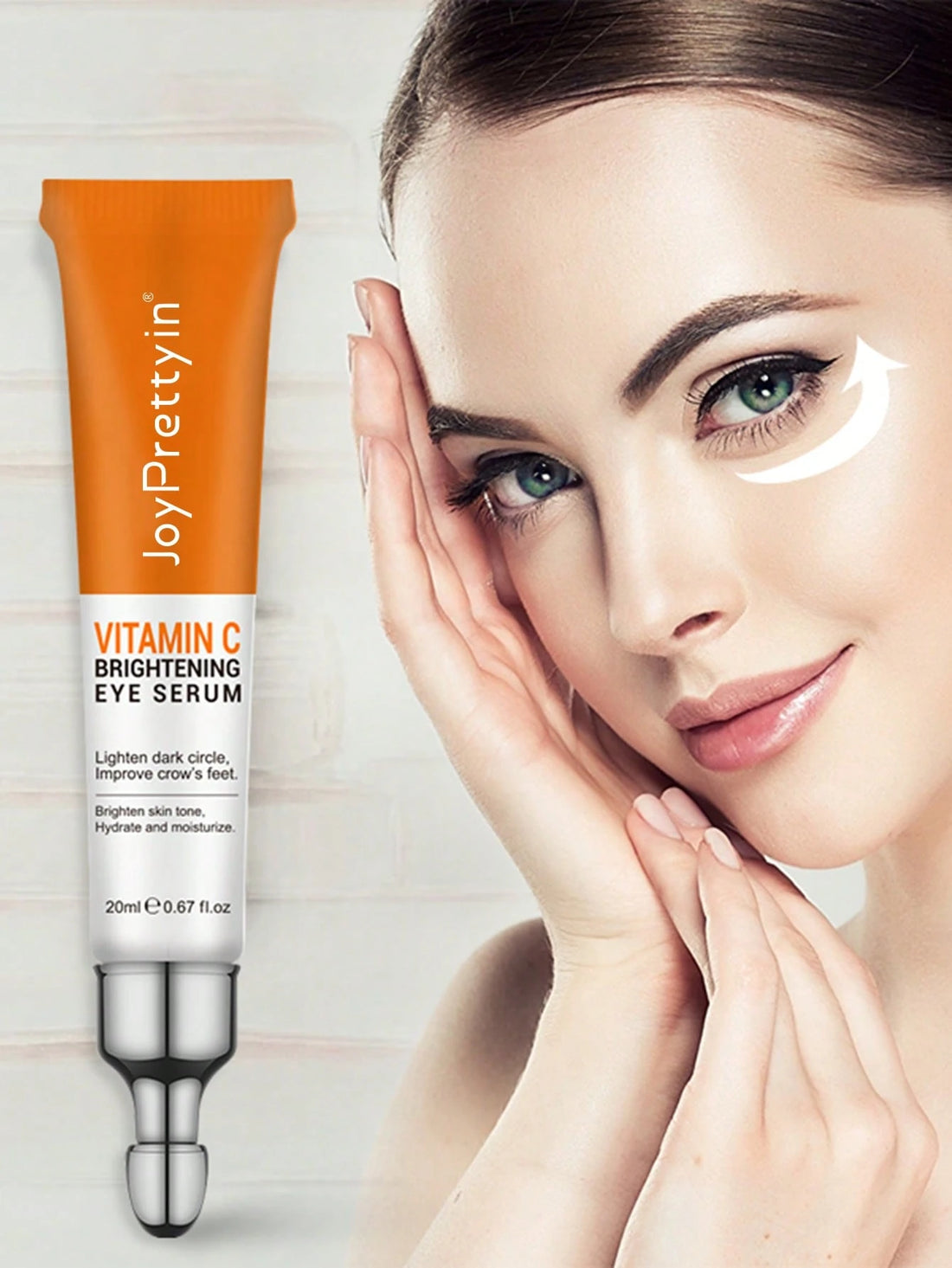 JoyPretty Anti Dark Circle Eye Cream Eye Bags Removal Vitamin C Whitening Cream