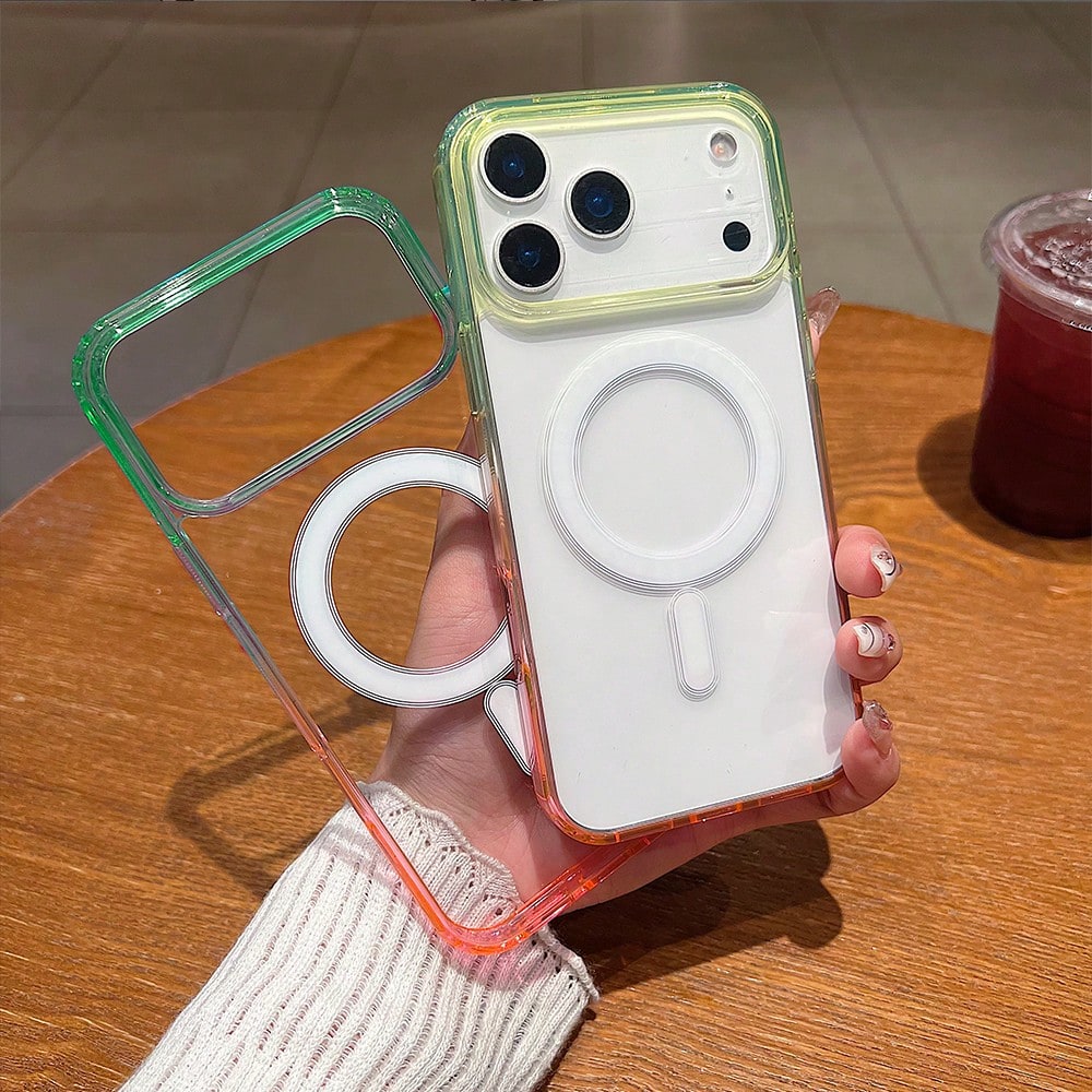 For IPhone 17 PRO MAX 17 PRO 17 AIR 17 Gradient Color Clear Case Compatible With IPhone 16 15 14 13 12 11 Pro Max Plus 16E