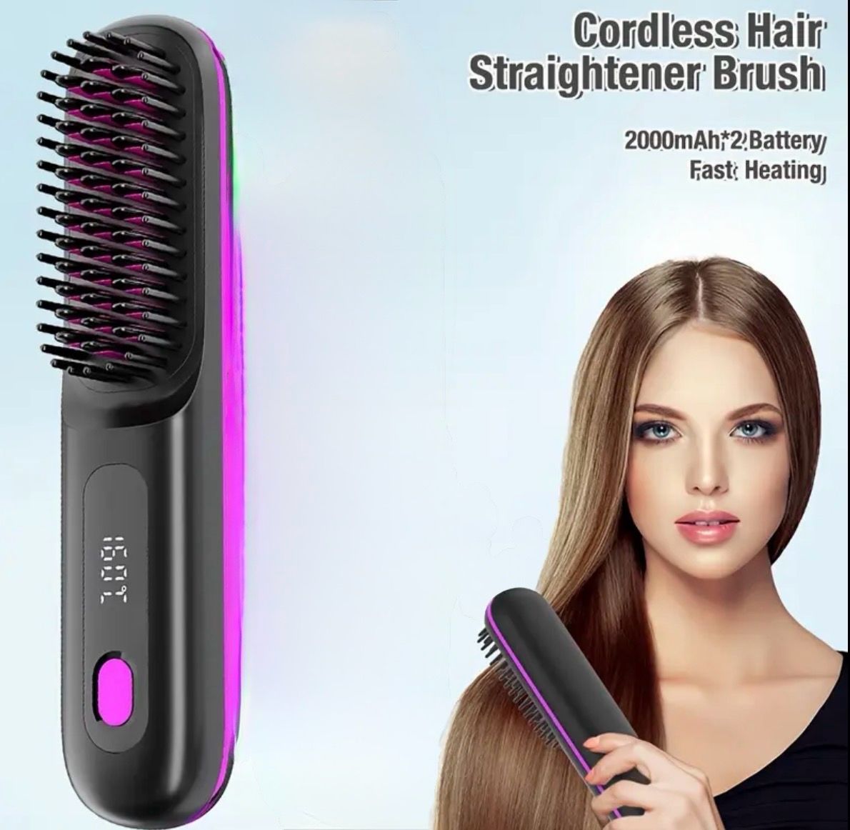 Hair Straightener Brush