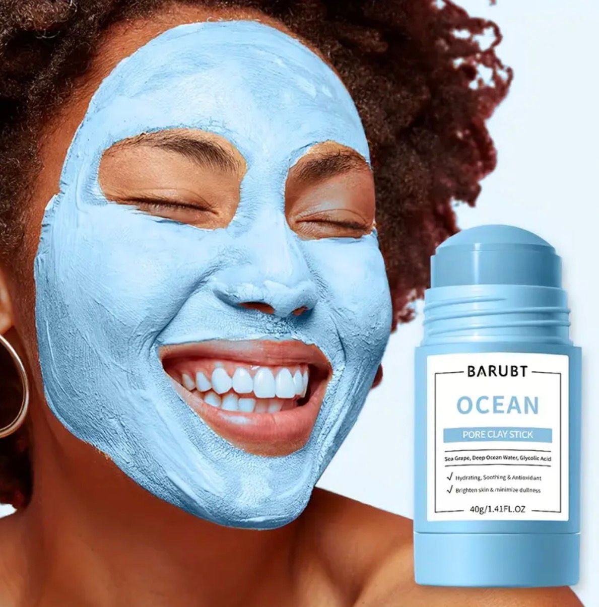 Ocean Mud Mask Stick for Physical Exfoliation, Hydration, and Nourishment