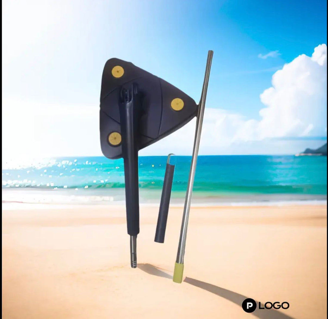 Triangle 360° Rotating Cleaning Mop, Long Handle Floor Mop, Hands-free Wash Squeeze Mop, Wet And Dry Dual-use Cleaning Mop, for Floor Wall Ceiling Corner Glass, Cleaning Supplies, Cleaning Tool