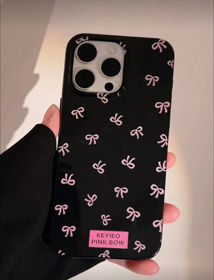 Iphone 16 GUCADI Pink Bow Phone Case