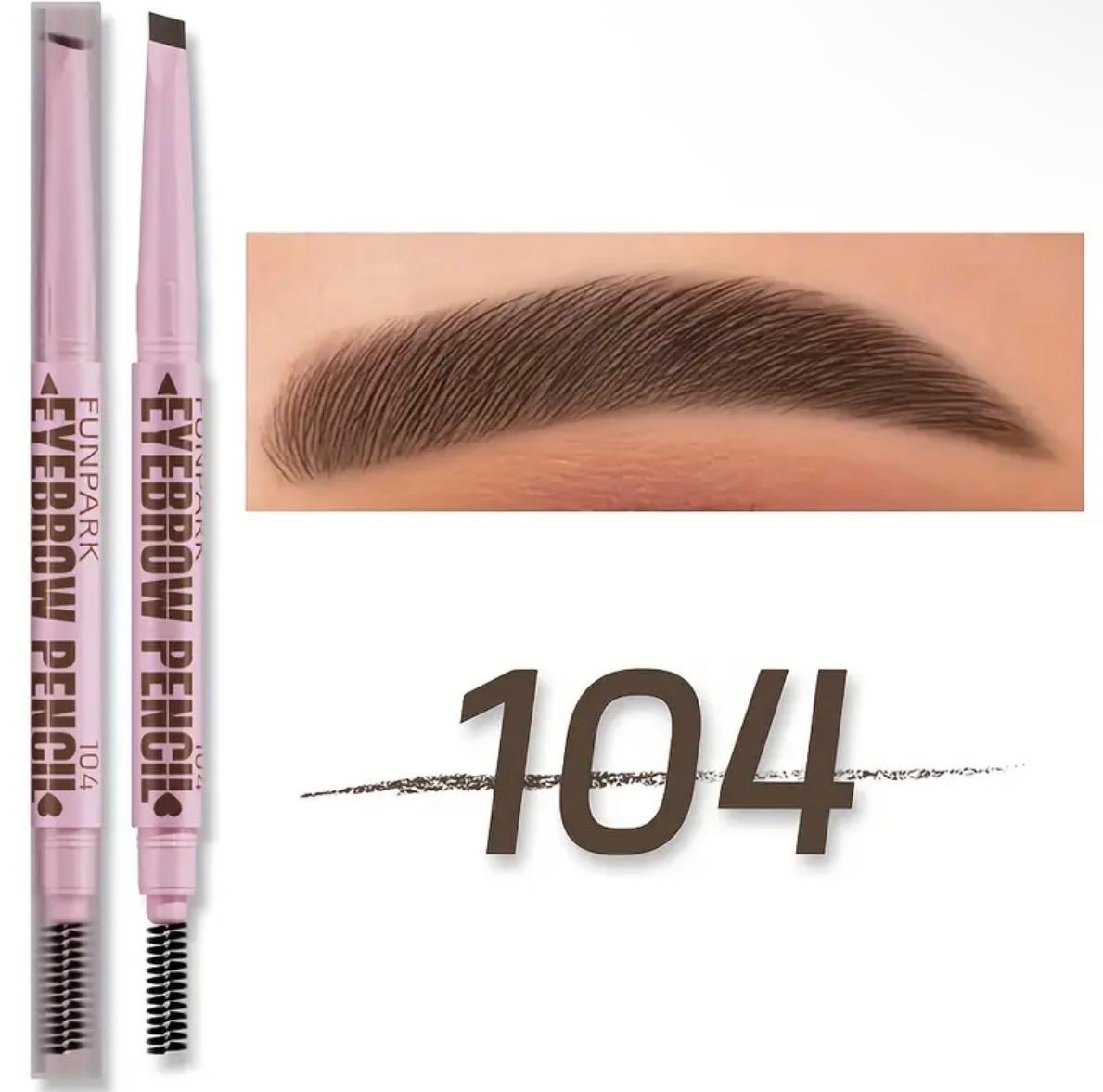 Extremely Fine Flat Core Double Heads Automatic Eyebrow Pencil Waterproof Long-lasting