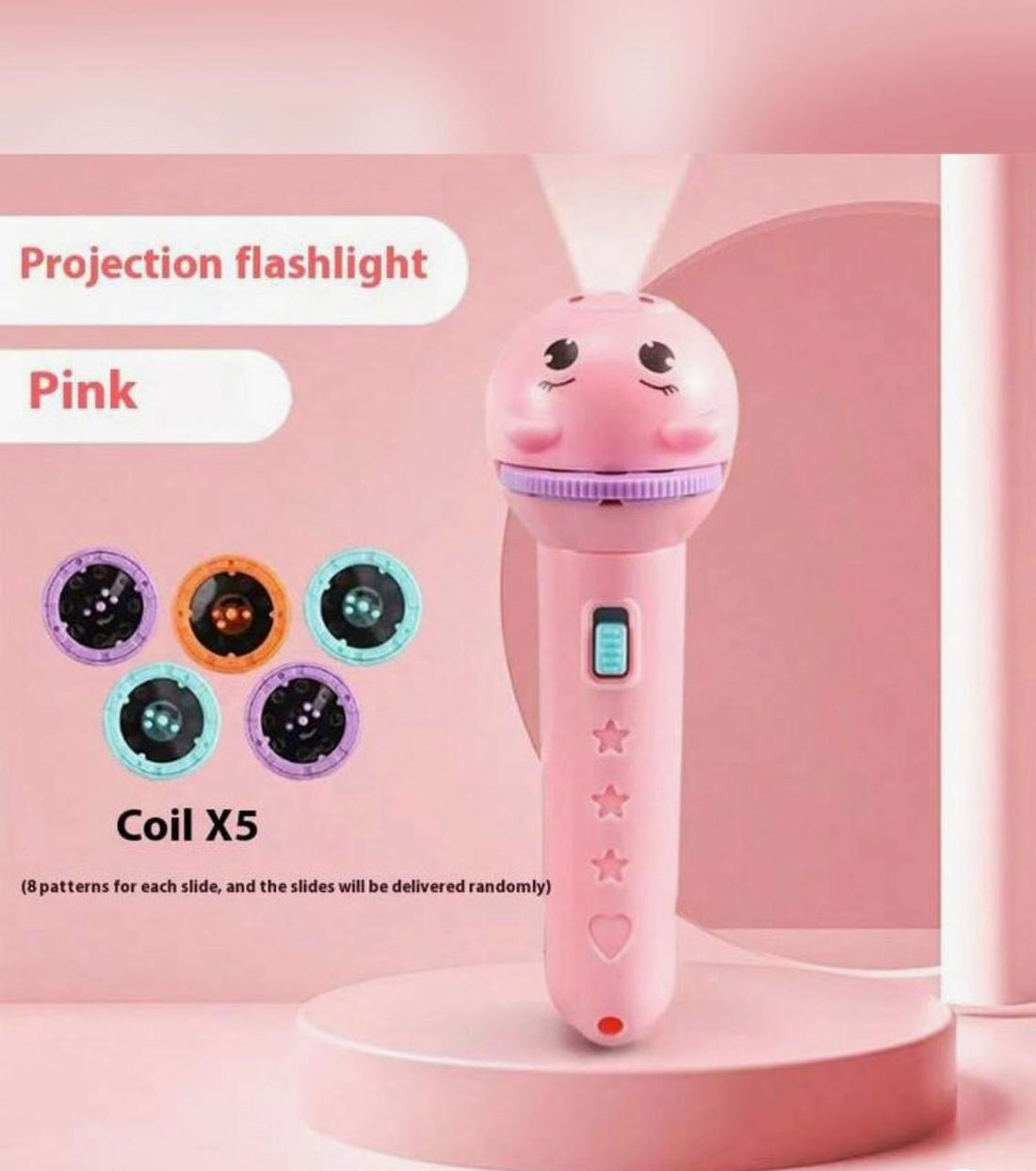 Cute Cartoon Projection Flashlight Toy