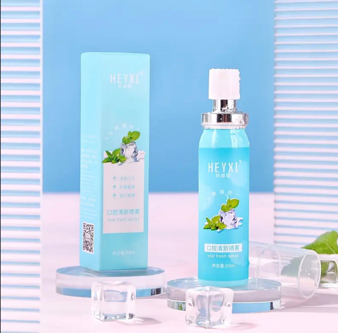 HEYXI Oral Fresh Breath Spray - Instant, On-the-Go Freshness