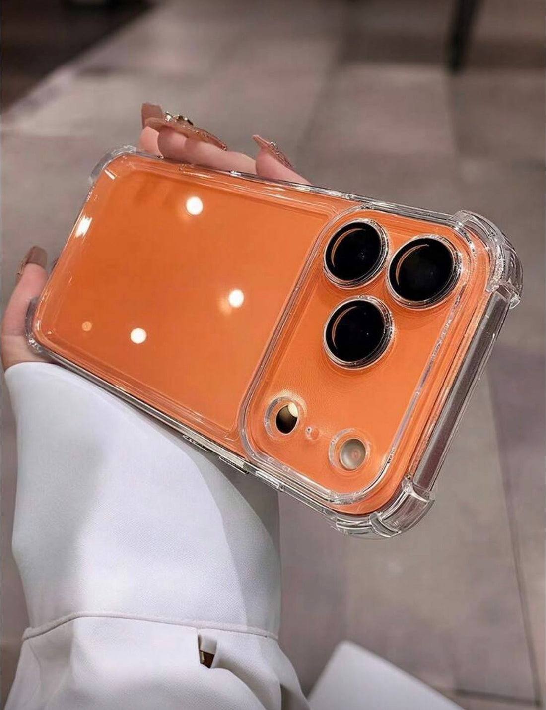 Clear Acrylic Shockproof Case Compatible With IPhone/17/17 Pro/17 Air