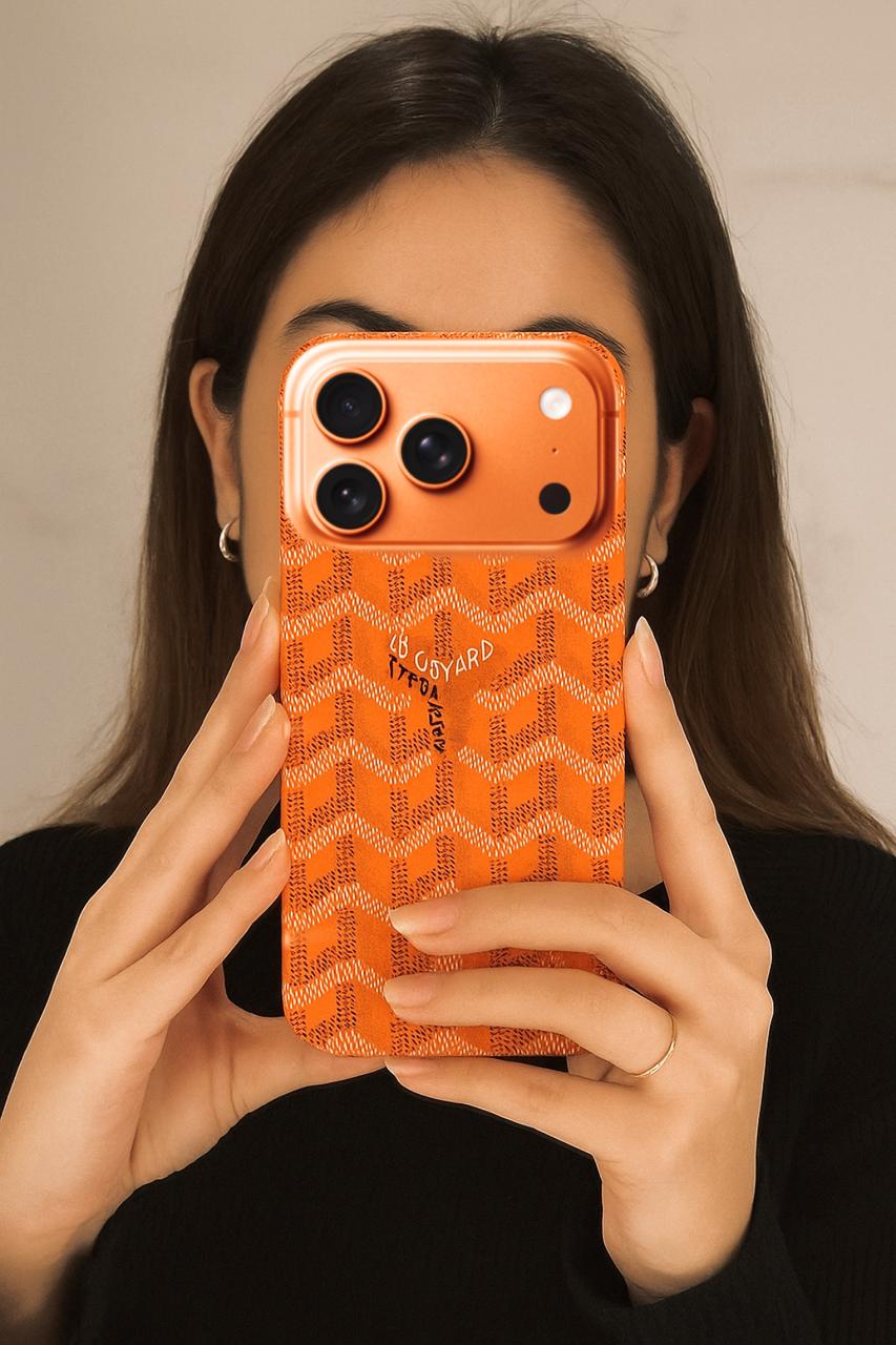 IPhone 17 Pro Goyard Style Case