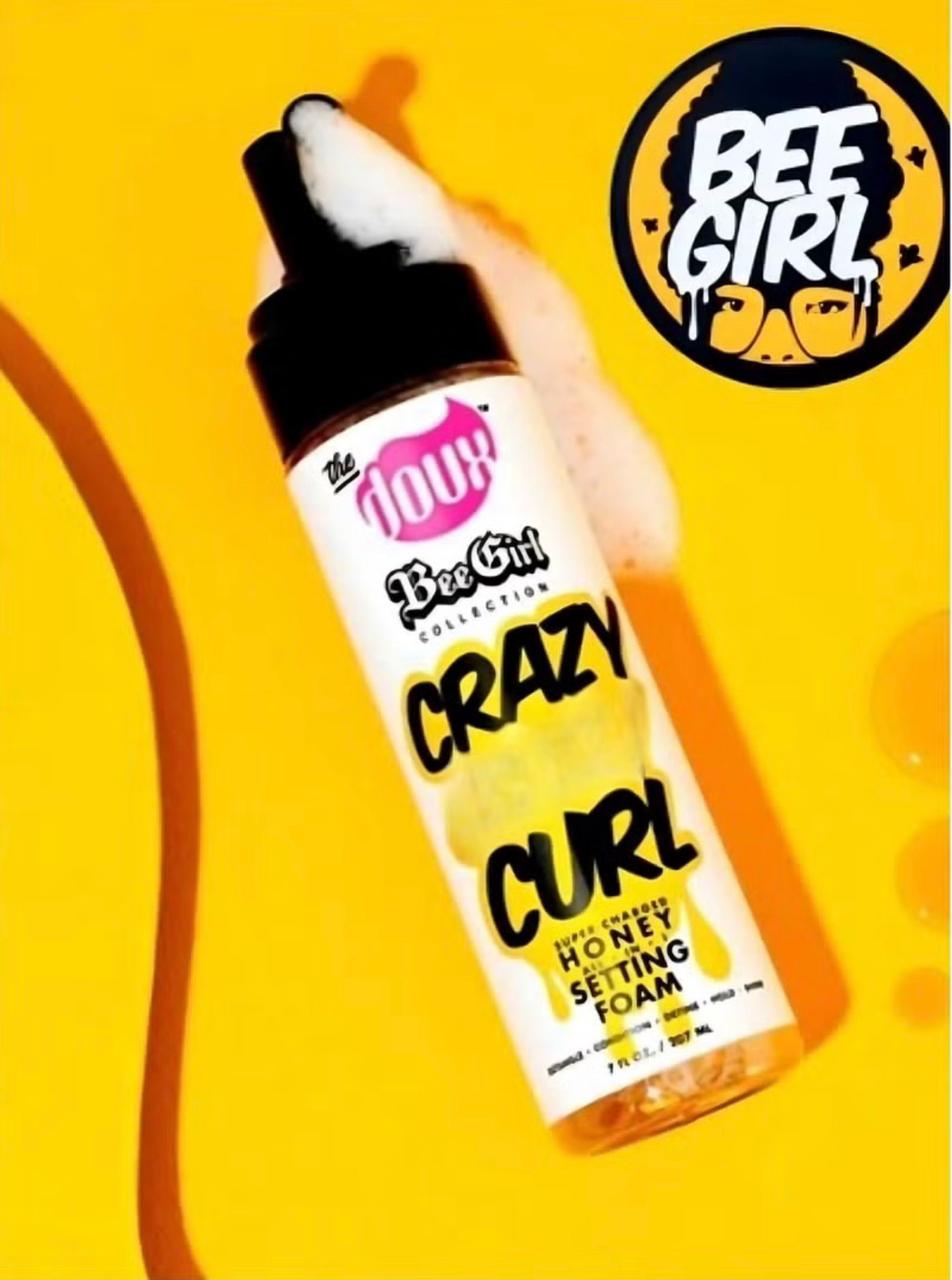 The Doux Beegirl Crazy Sexy Curl Honey Setting Foam 7Oz