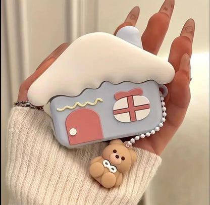 Cartoon Ice Cream House Case for AirPods Pro/ pro 2