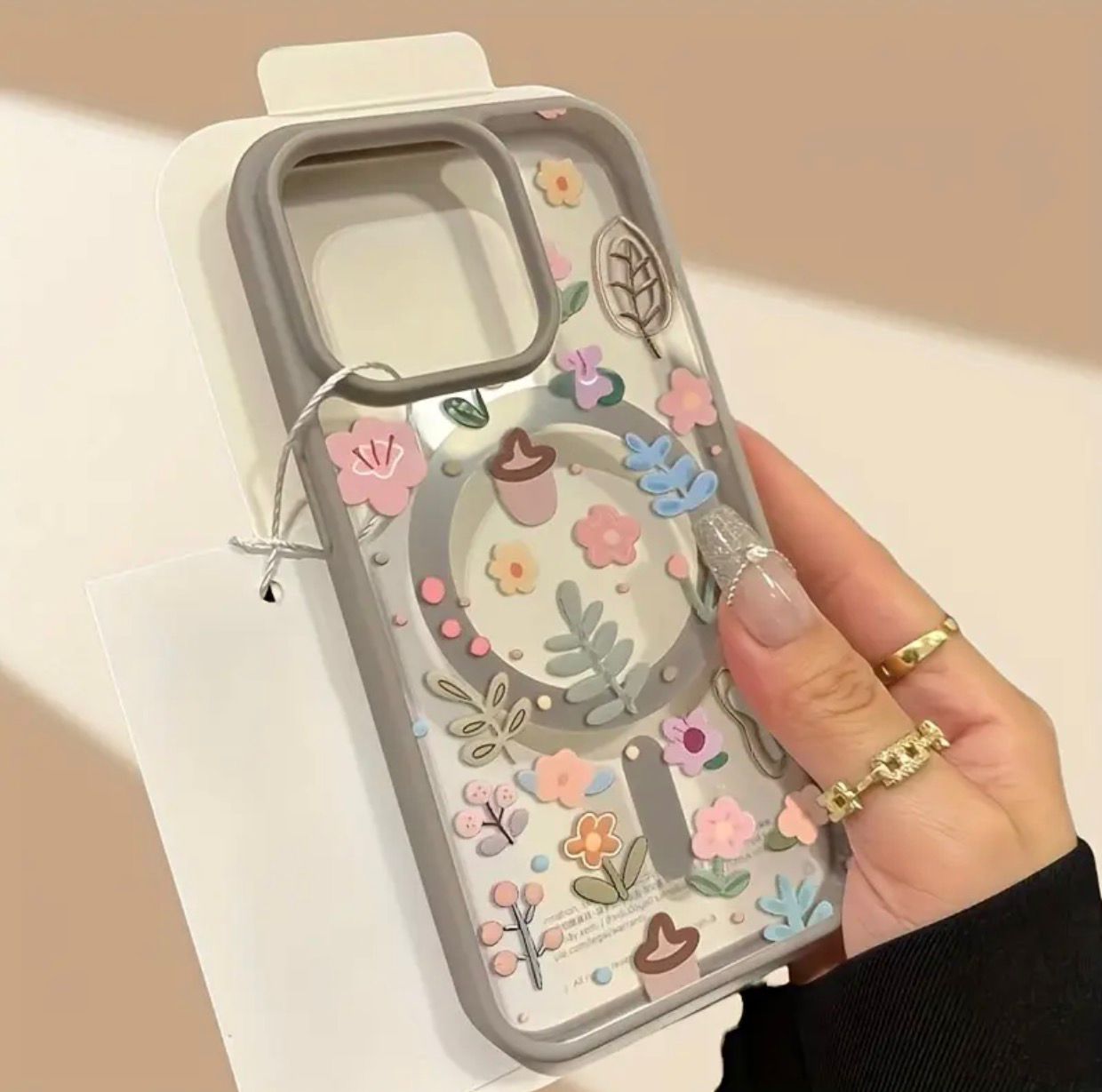 Magnetic Phone Case Supports Wireless Charging with Full Aesthetic Coverage And Drop Protection, Suitable for Apple for iPhone 15 pro max