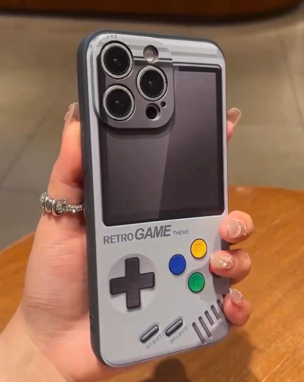 Iphone 16 Pro Max Game Console: Straight Edge Lens Phone Case
