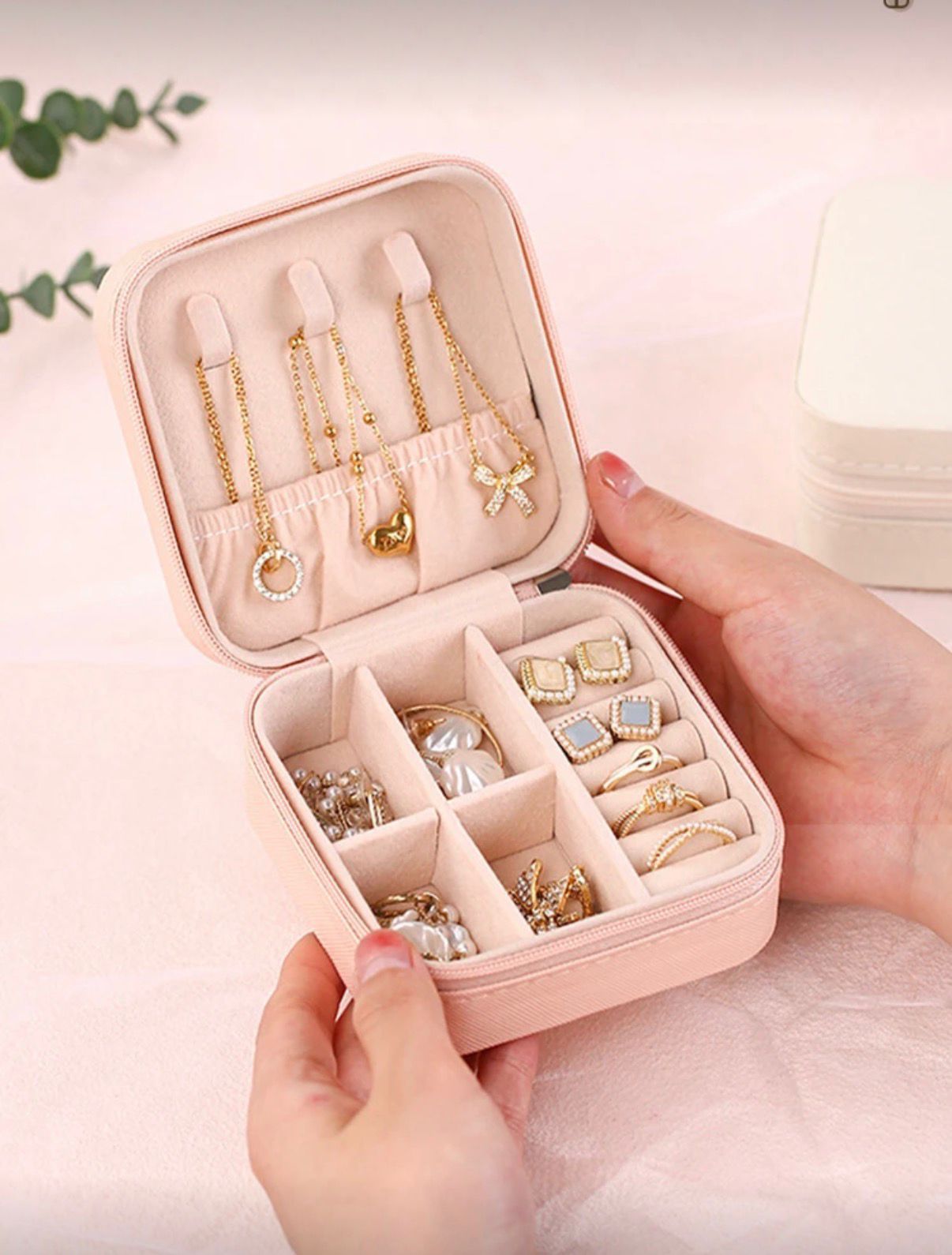 Mini Jewelry Organizer beige