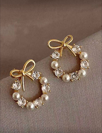 Chic Bow Stud Earrings