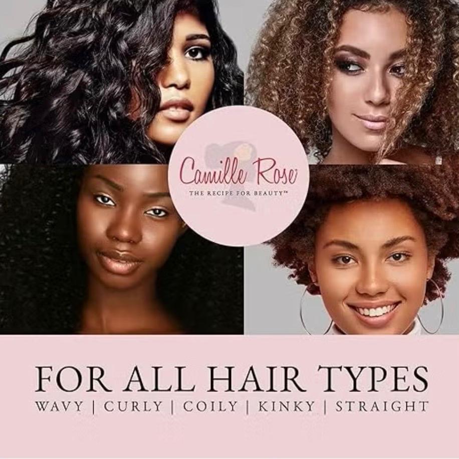 Camille Rose | Rosemary Oil 5 Minute Deep Strengthening Mask | Castor Oil, Peppermint &amp; Rosemary Essential Oils to Encourage Hair Growth &amp; Strengthen | Natural Deep Conditioner | 8.5 fl oz