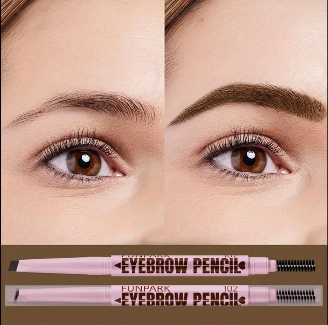 Extremely Fine Flat Core Double Heads Automatic Eyebrow Pencil Waterproof Long-lasting