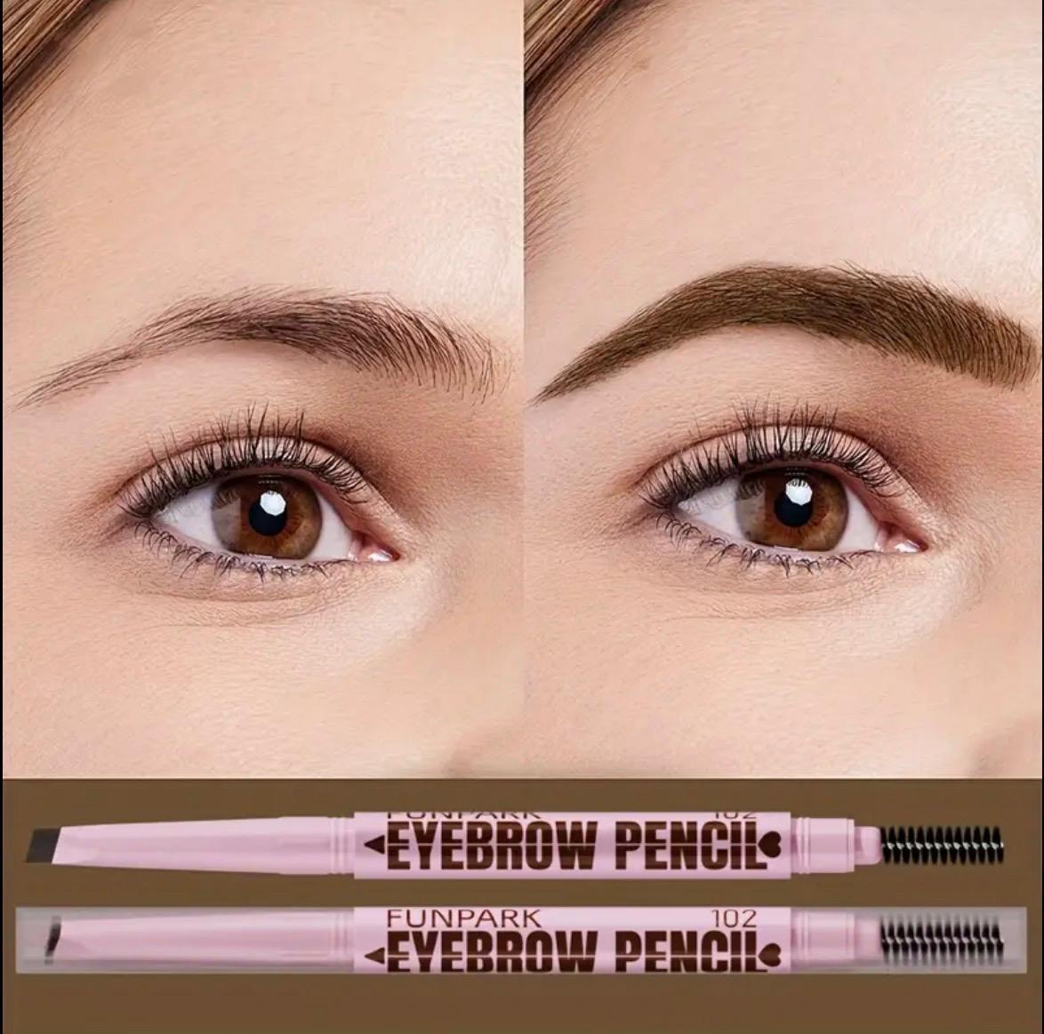 Extremely Fine Flat Core Double Heads Automatic Eyebrow Pencil Waterproof Long-lasting