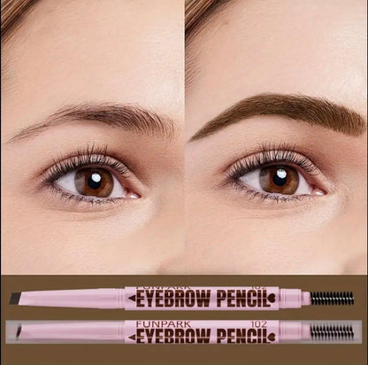 Extremely Fine Flat Core Double Heads Automatic Eyebrow Pencil Waterproof Long-lasting