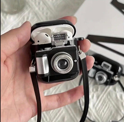 3D Camera Design Protective Case for AirPods 4.