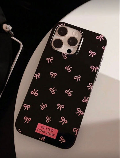 Iphone 16 GUCADI Pink Bow Phone Case