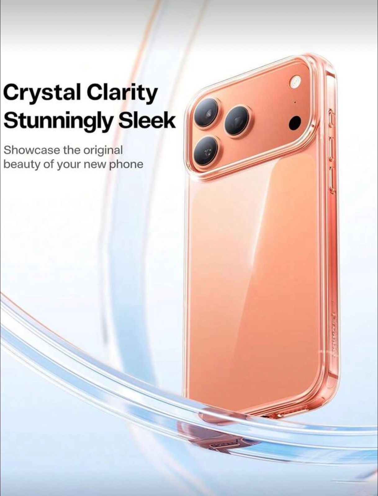 Clear Acrylic Shockproof Case Compatible With IPhone/17/17 Pro/17 Air