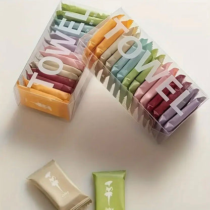 Portable Compressed Disposable Towels &amp; Facecloths