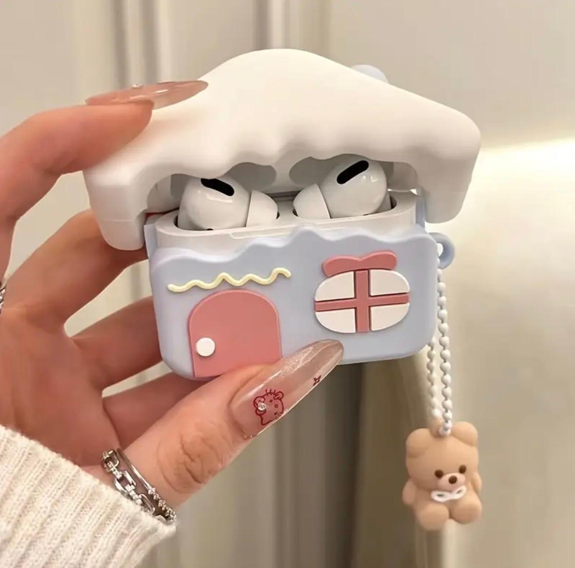 Cartoon Ice Cream House Case for AirPods Pro/ pro 2