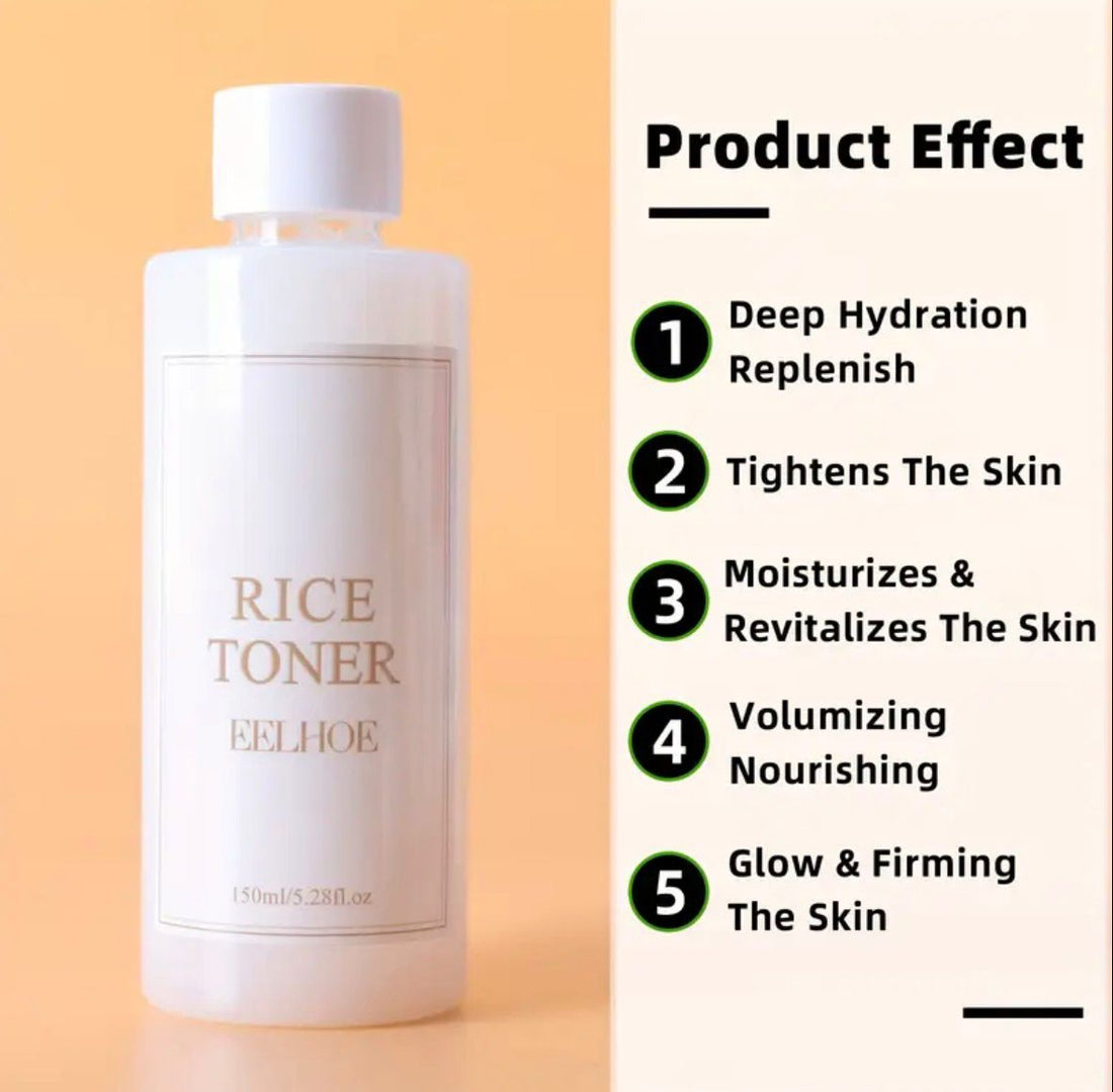 Rice Essence Essence, Hydrating and Moisturizing, Lifting, Plumping and Nourishing Skin Toner