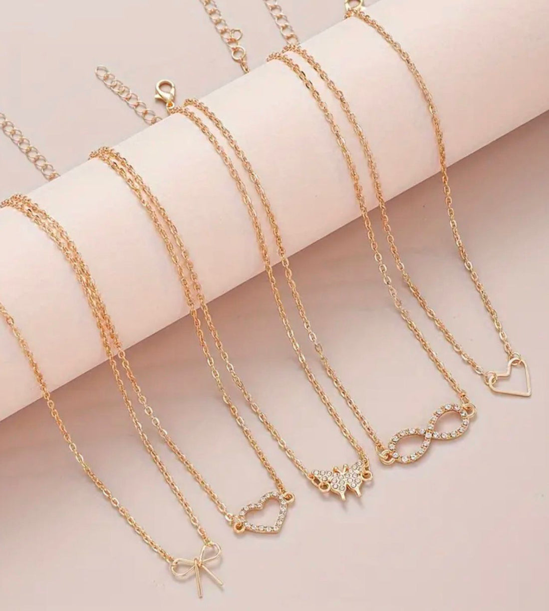 5 Pcs Set Pendant Necklaces for Women